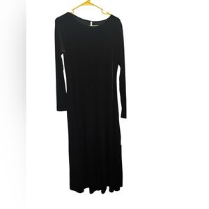 White Stag Elegant Black Long Sleeve Dress